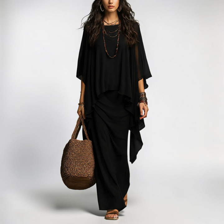 Adelaide Chiffon Overlay Two Piece Set