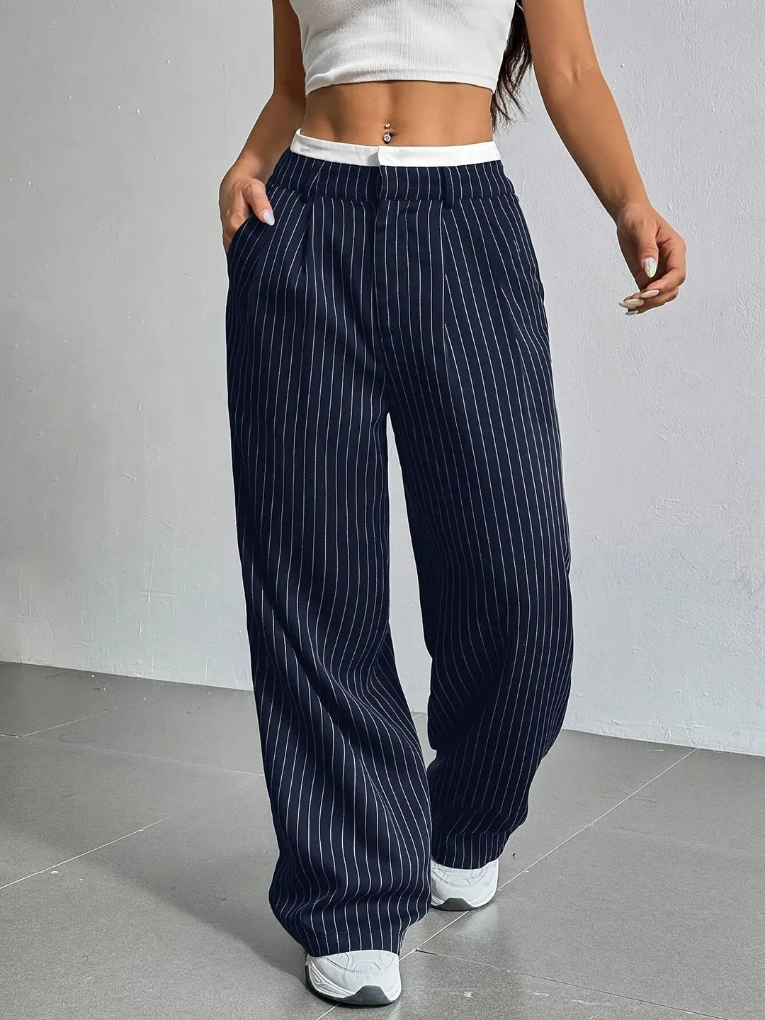 Emiara Classic Striped Pants