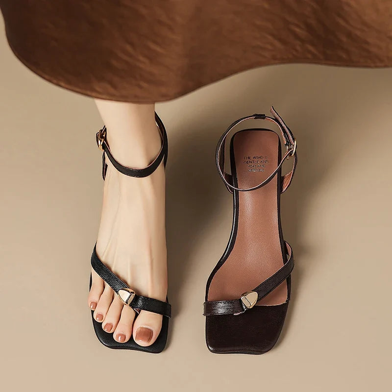 Yesenia Strappy Leather Sandals