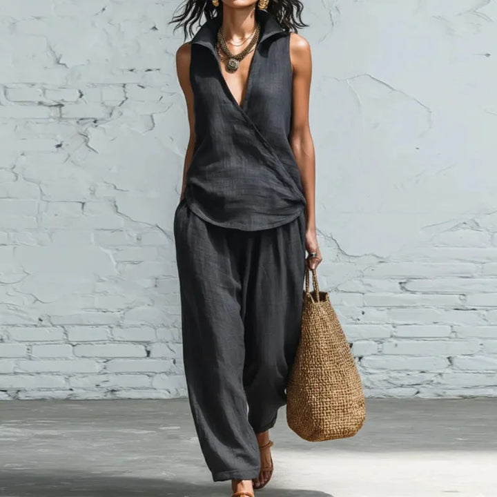 Cornelia Summer Linen Matching Set