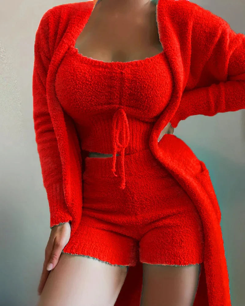 Albertine Cozy 3 Piece Loungewear Set