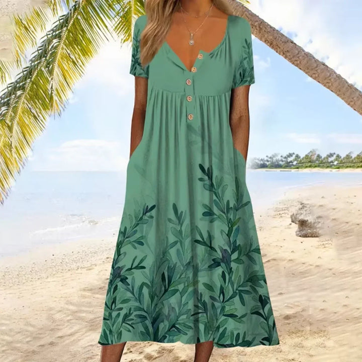 Cadence Floral Print Maxi Dress