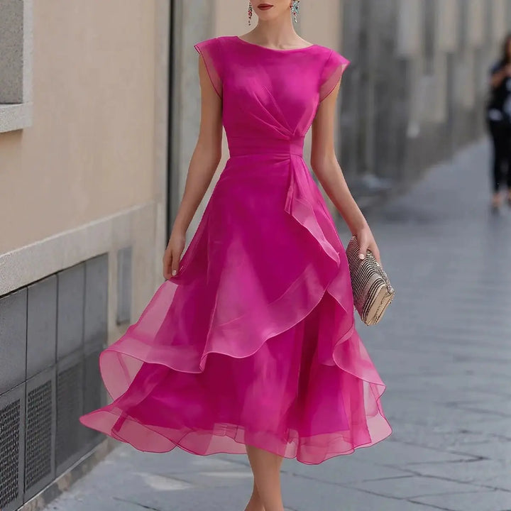 Johanna Organza Wedding Guest Dress