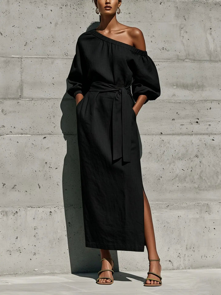 Monika Off Shoulder Maxi Dress