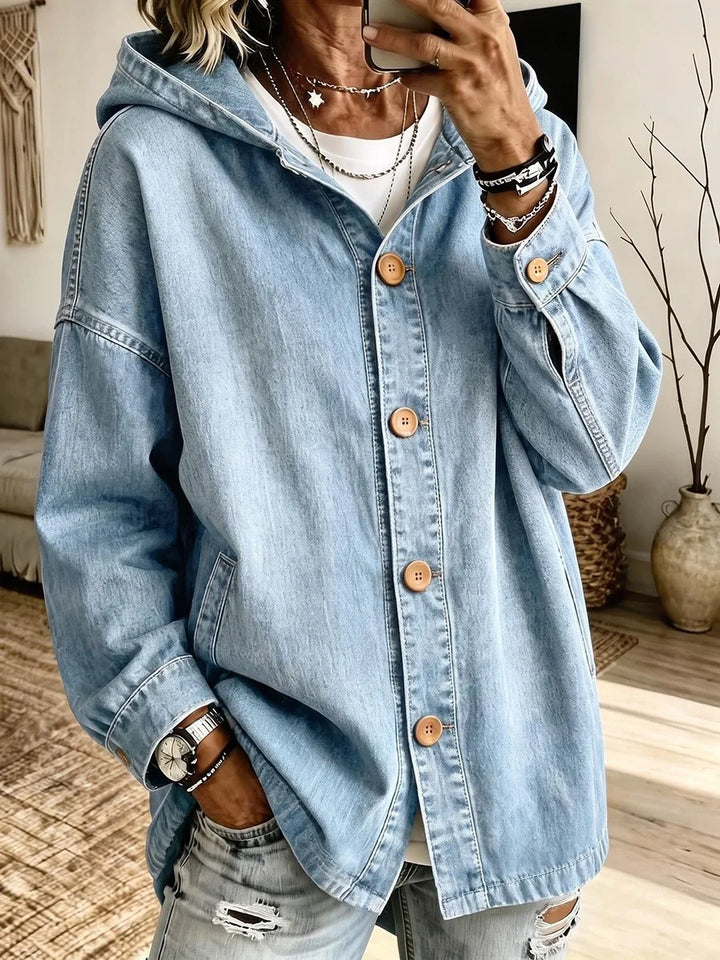 Aveline Hooded Denim Jacket