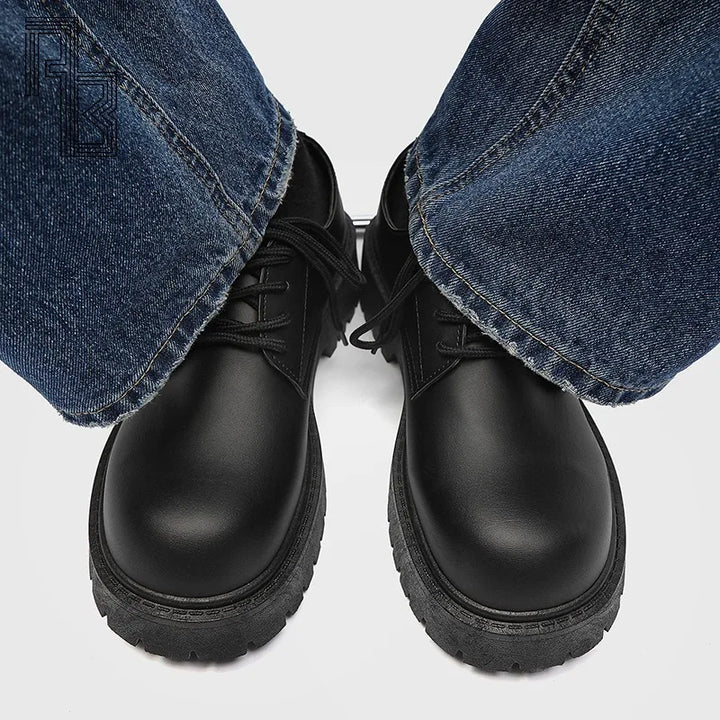 Oscar Chunky Sole Leather Shoes