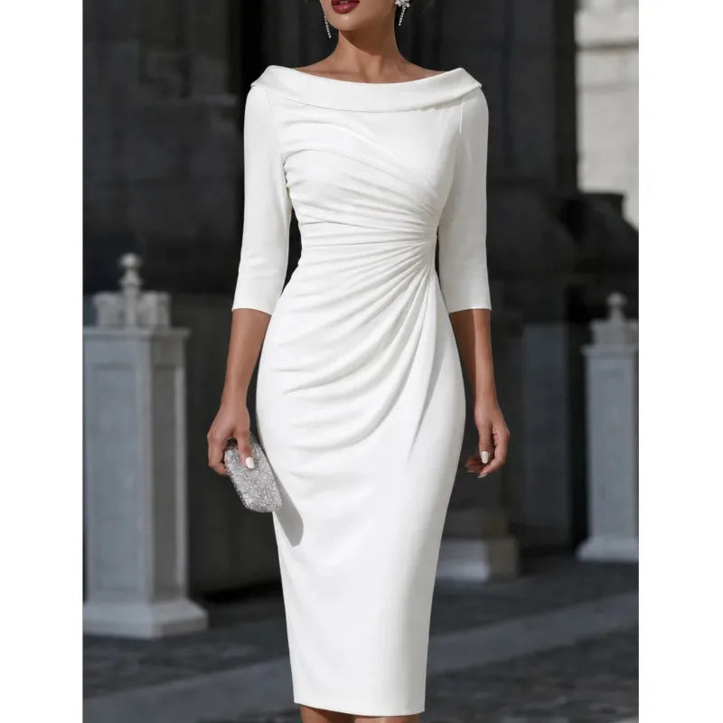 Cecelia Ruched Sheath Dress
