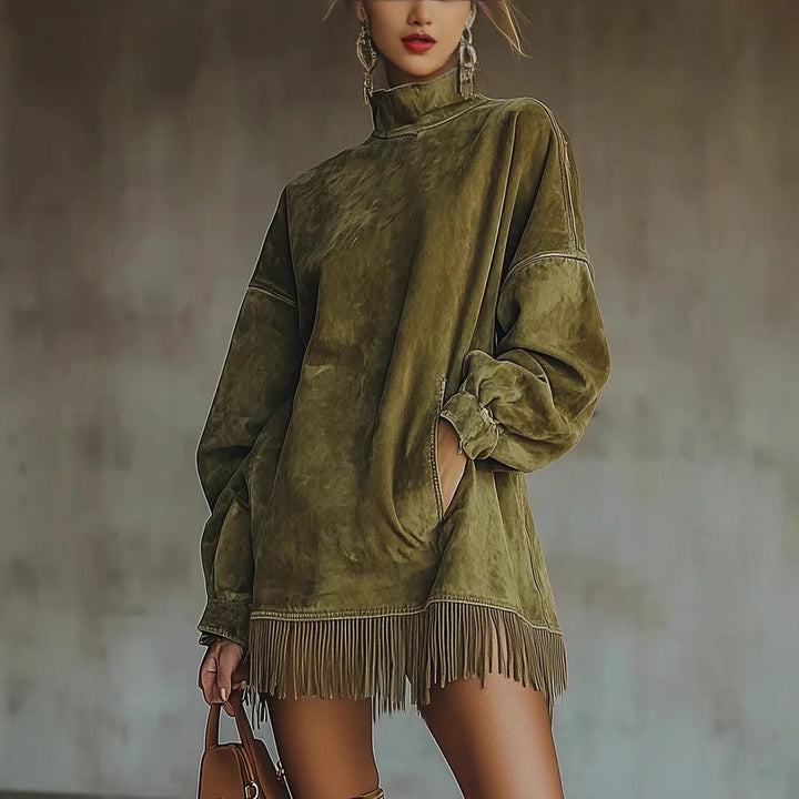 Laurel High Neck Tunic Dress