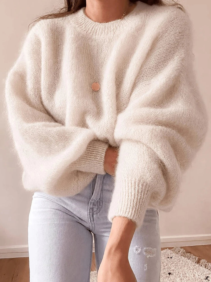 Isolde Fuzzy Knit Pullover