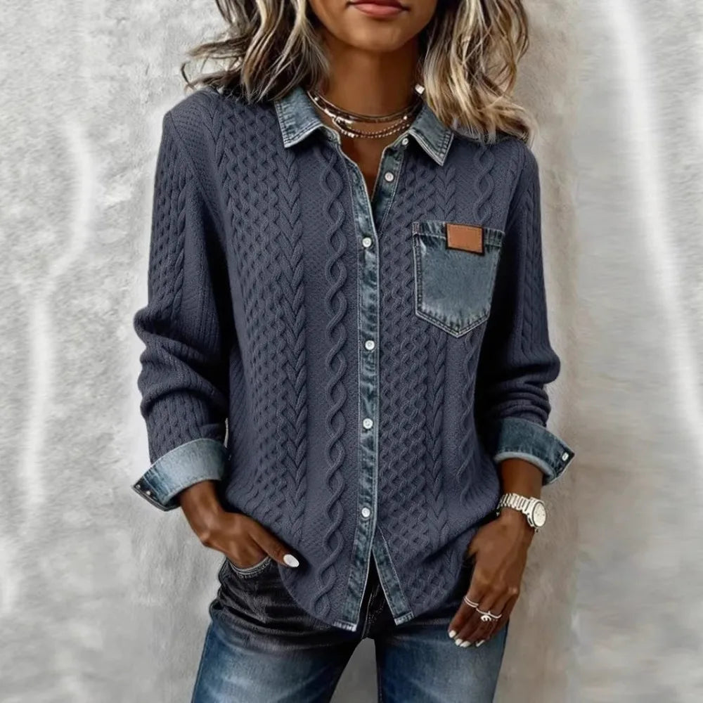 Odessa Cable Knit Overshirt