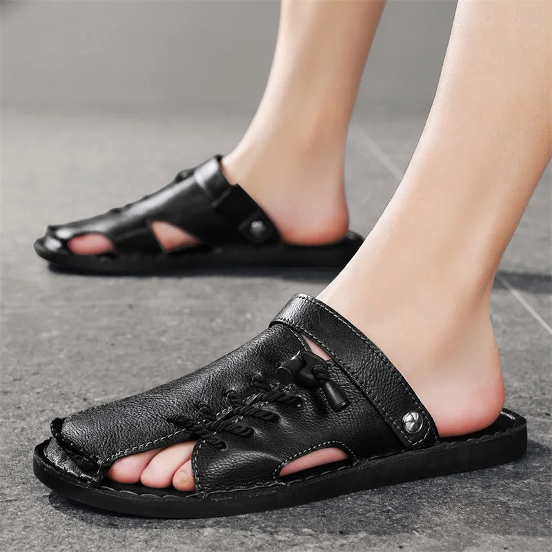 Zack Casual Leather Sandals