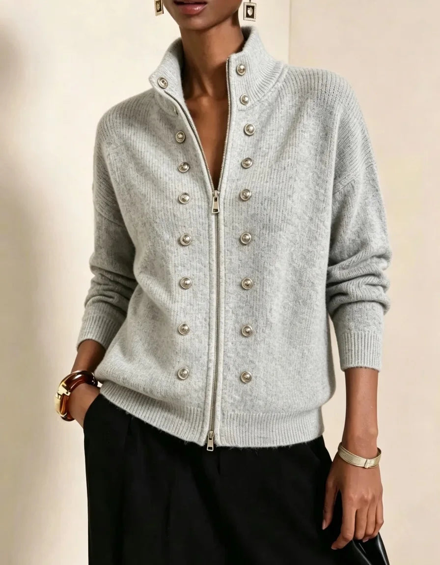 Emerald Double Button Cardigan