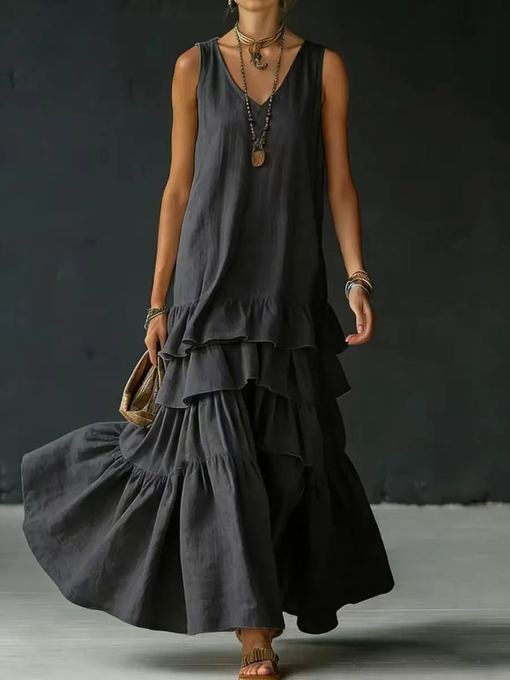 Dakota Tiered Ruffle Maxi Dress