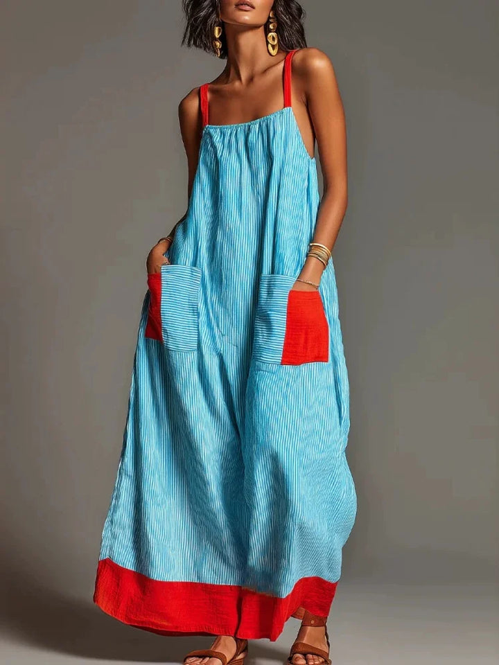 Chloe Square Neck Maxi Dress