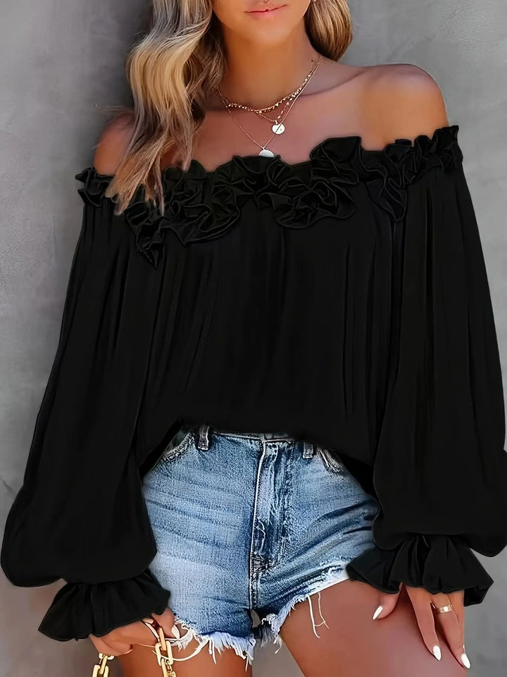 Anni Off Shoulder Ruffle Blouse