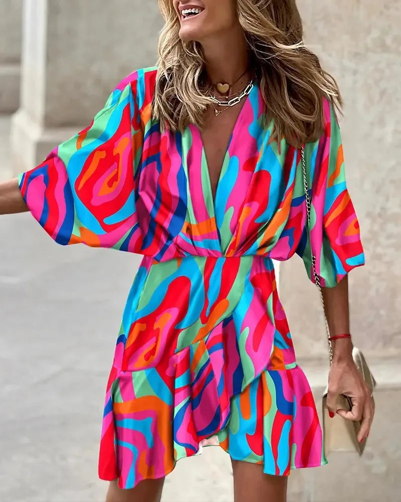 Isabeau Paisley Mini Dress