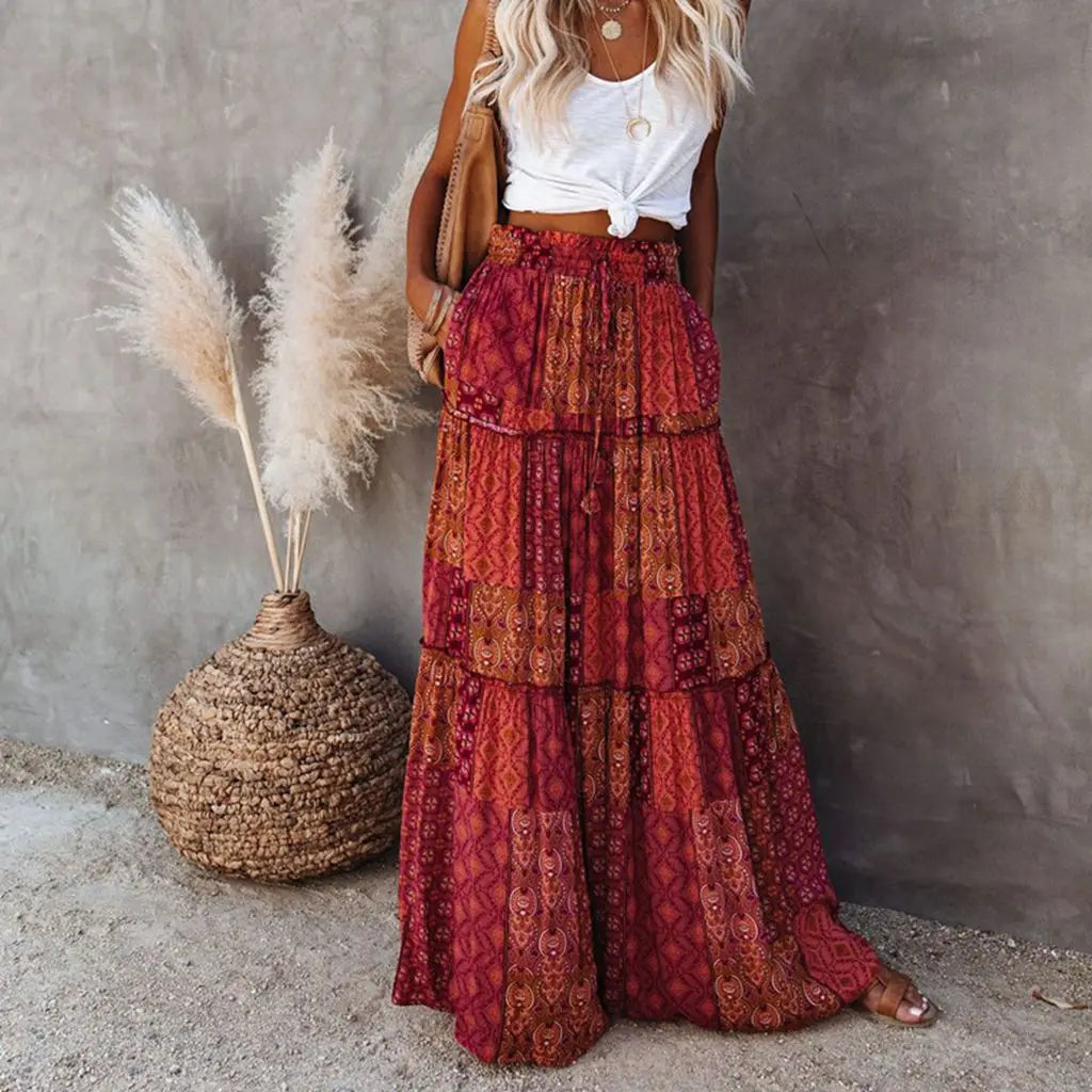 Paige Bohemian Pocket Skirt