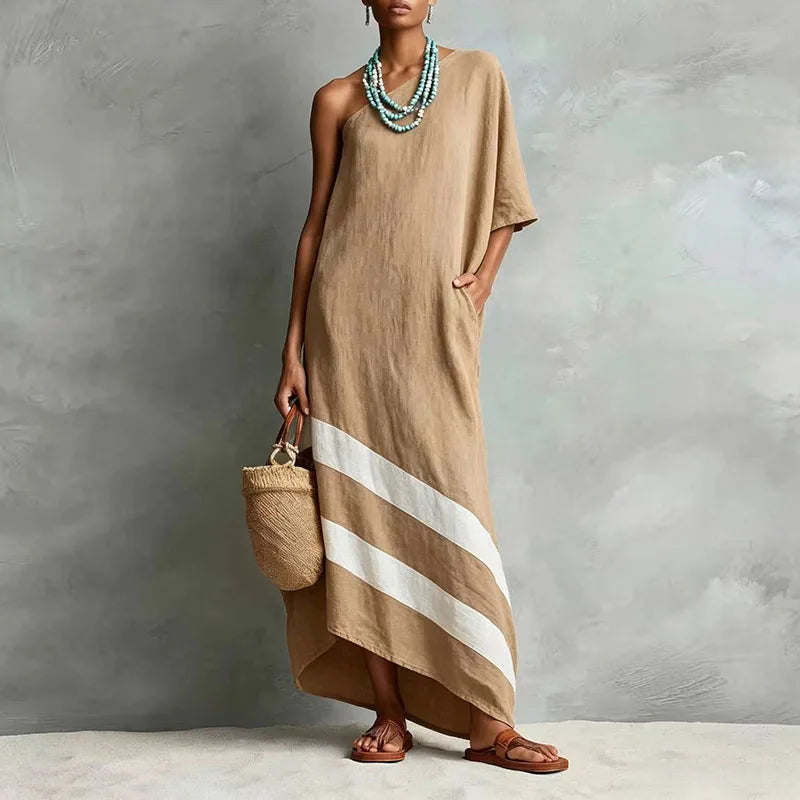 Dahlia One Shoulder Maxi Dress
