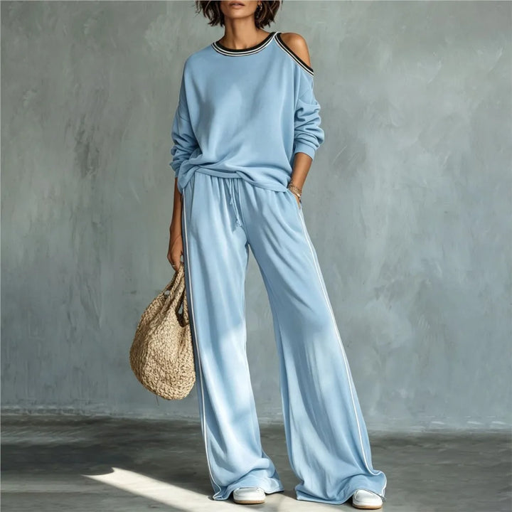 Britney Cold Shoulder Lounge Set