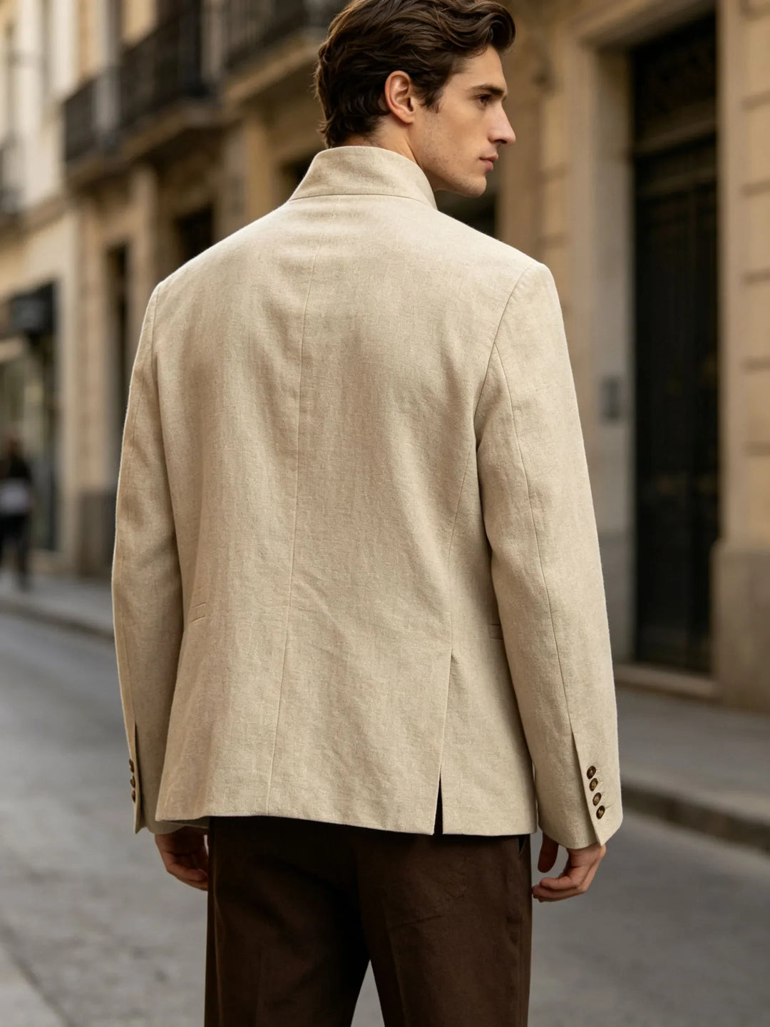 Alistair Mandarin Collar Blazer