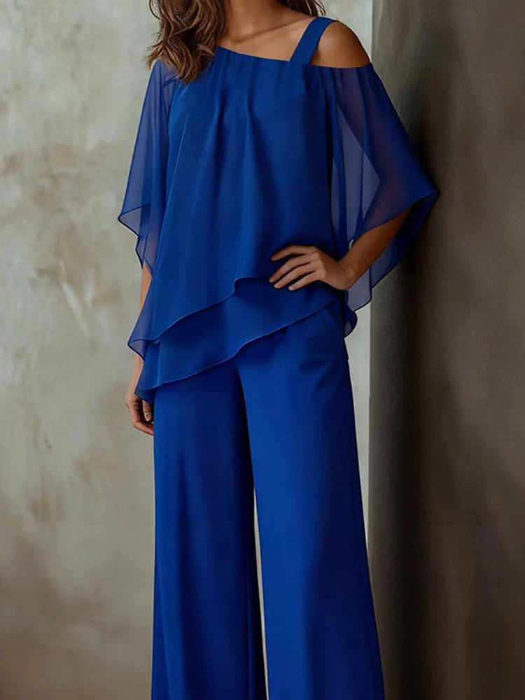 Skylar Flowy Wide Leg Pant Set