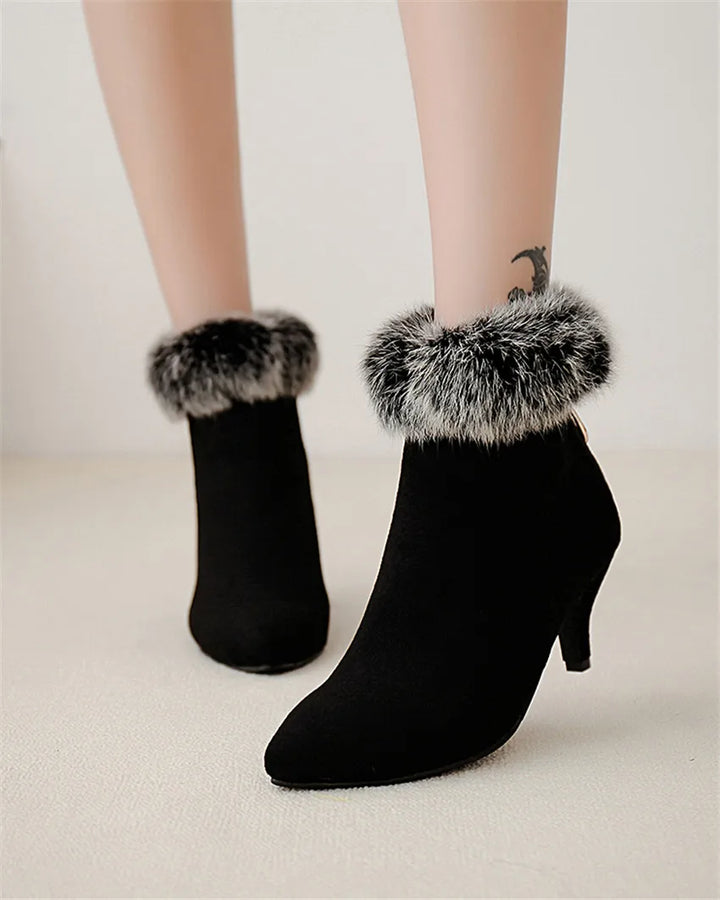 Sorena Fur Ankle Boots