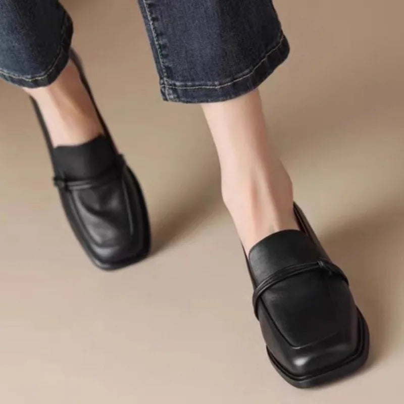 Leontine Knotted Strap Loafers
