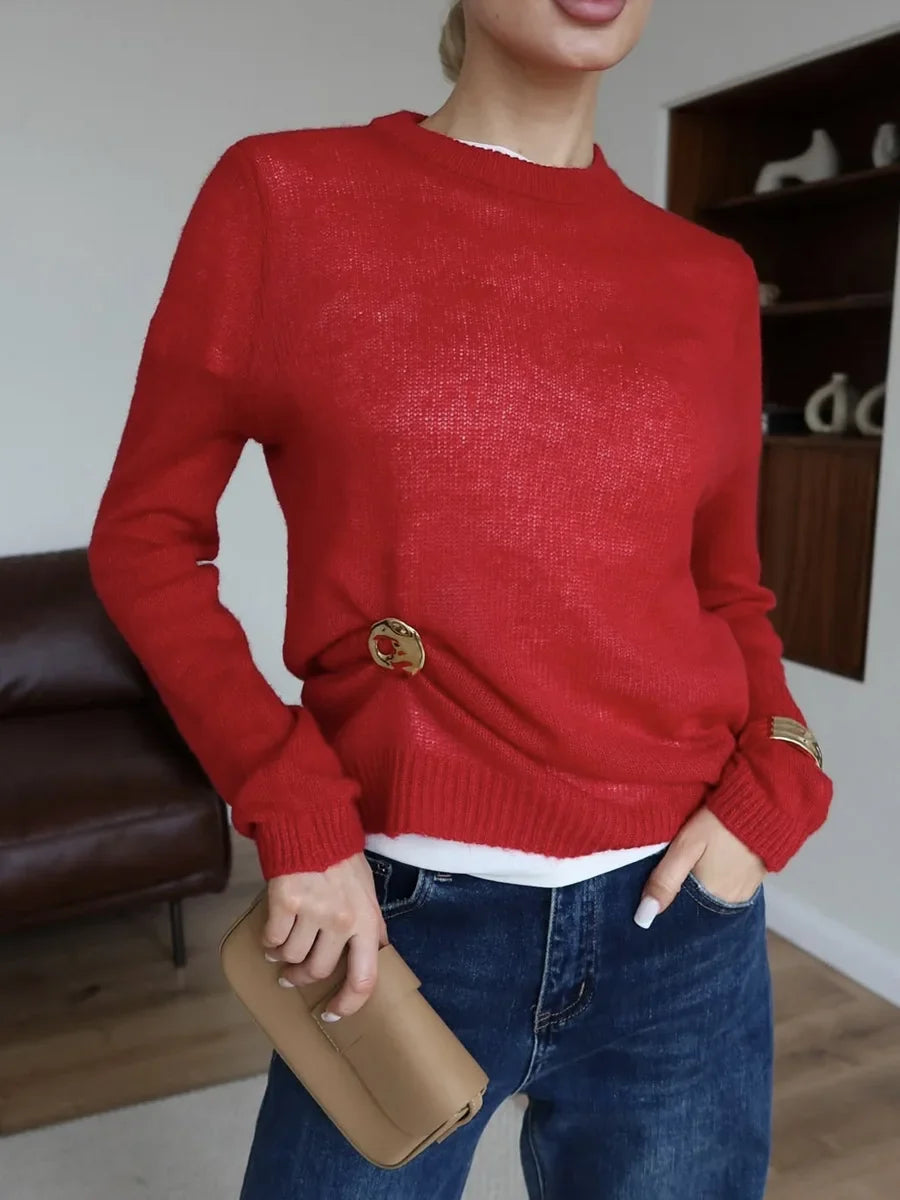 Fiona Mohair Knit Sweater