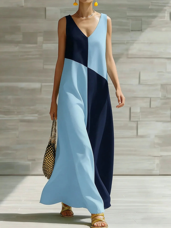 Rosavelle Color Block Maxi Dress