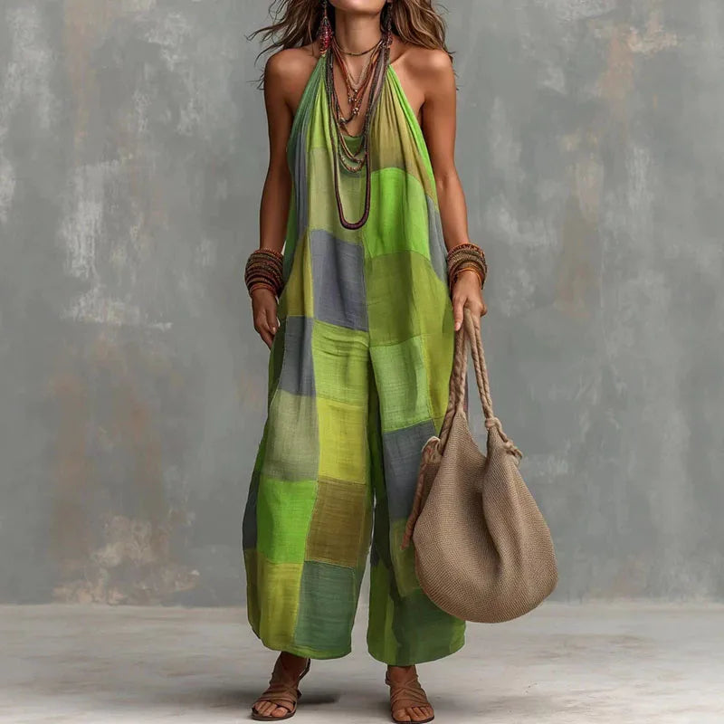 Solana Boho Wide Leg Jumpsuit