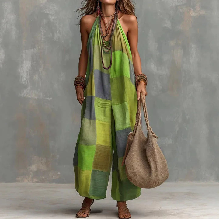 Solana Boho Wide Leg Jumpsuit