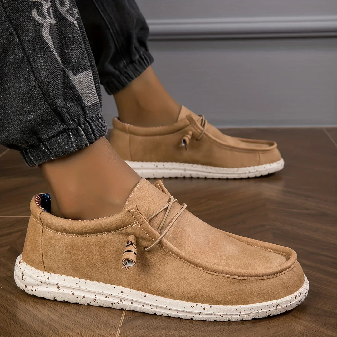 Vincent Flexible Vulcanized Comfort Loafers