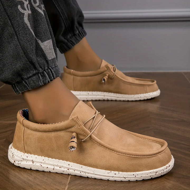 Vincent Flexible Vulcanized Comfort Loafers