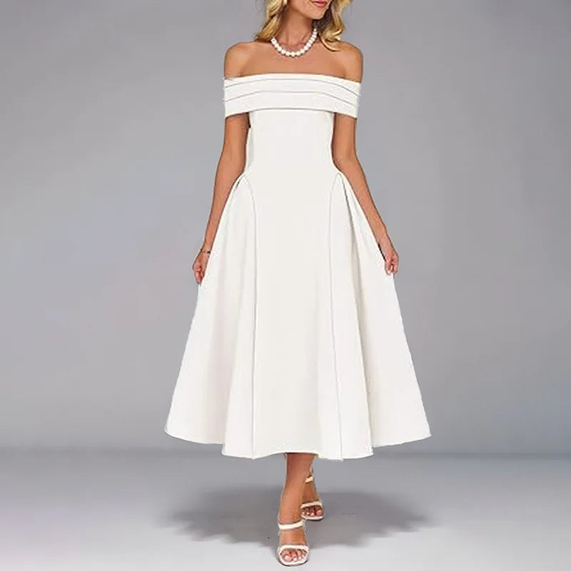 Lavenor Off Shoulder Wedding Guest Dress