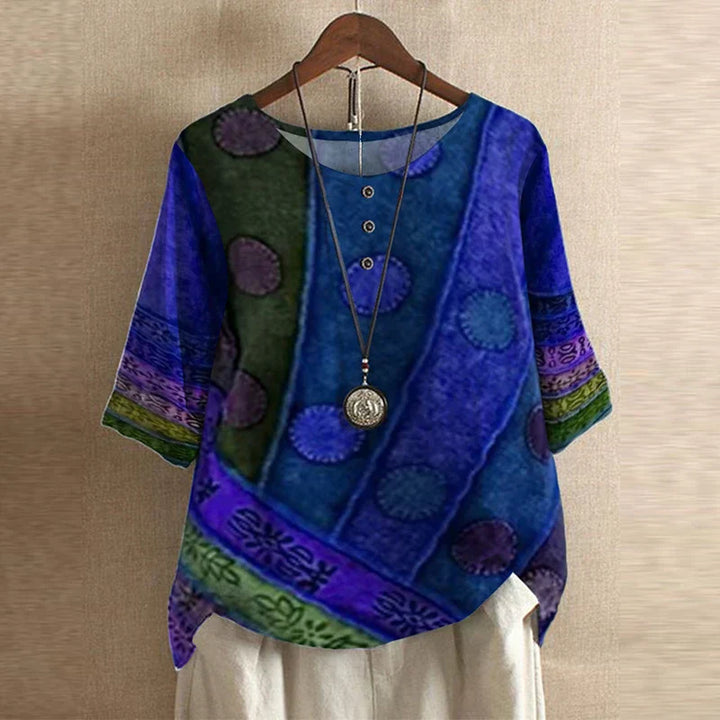 Gloria Retro-Inspired Blouse