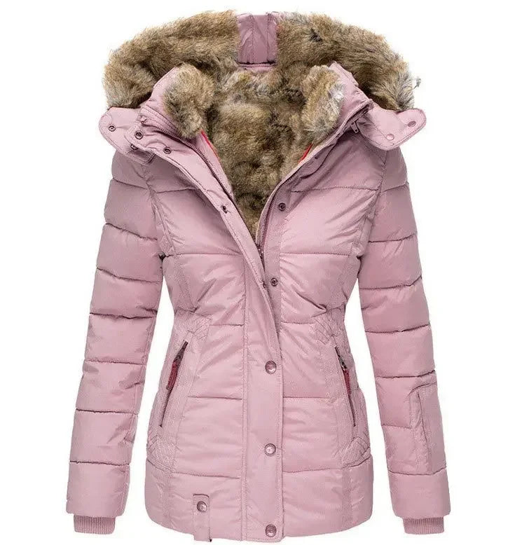 Annabel Detachable Faux Fur Puffer