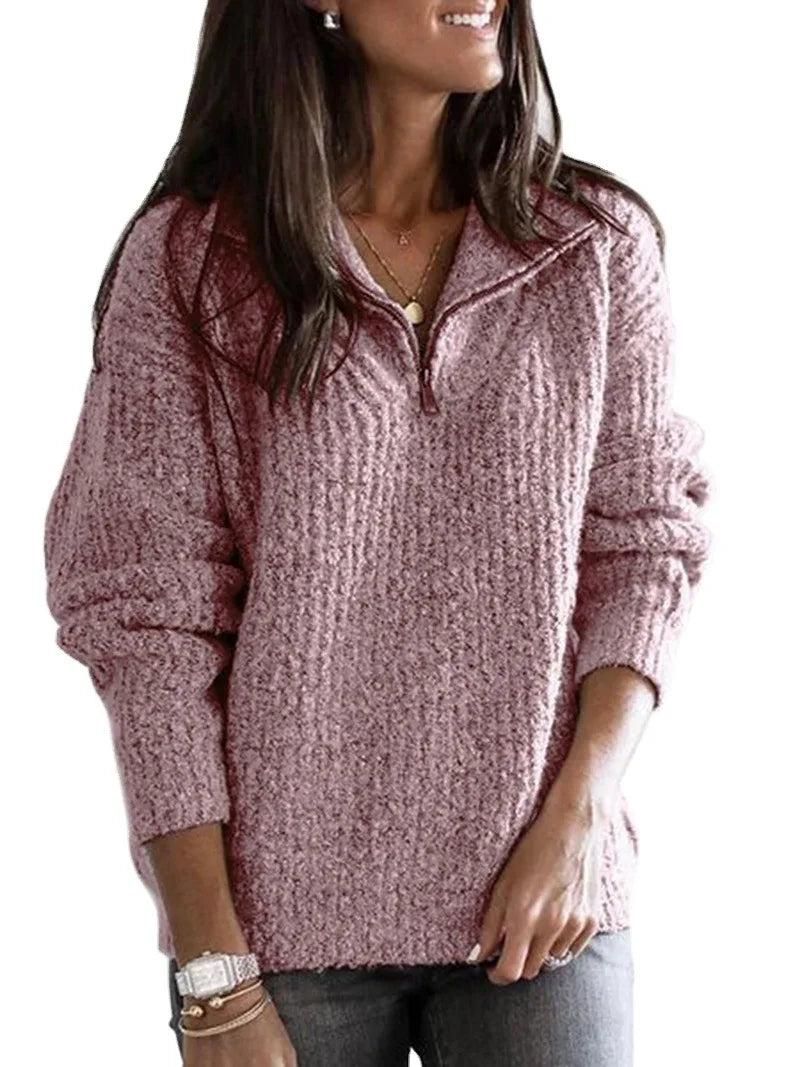 Solene Quarter Zip Sweater