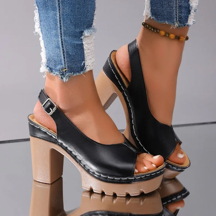 Hazel Orthopedic Block Sandals