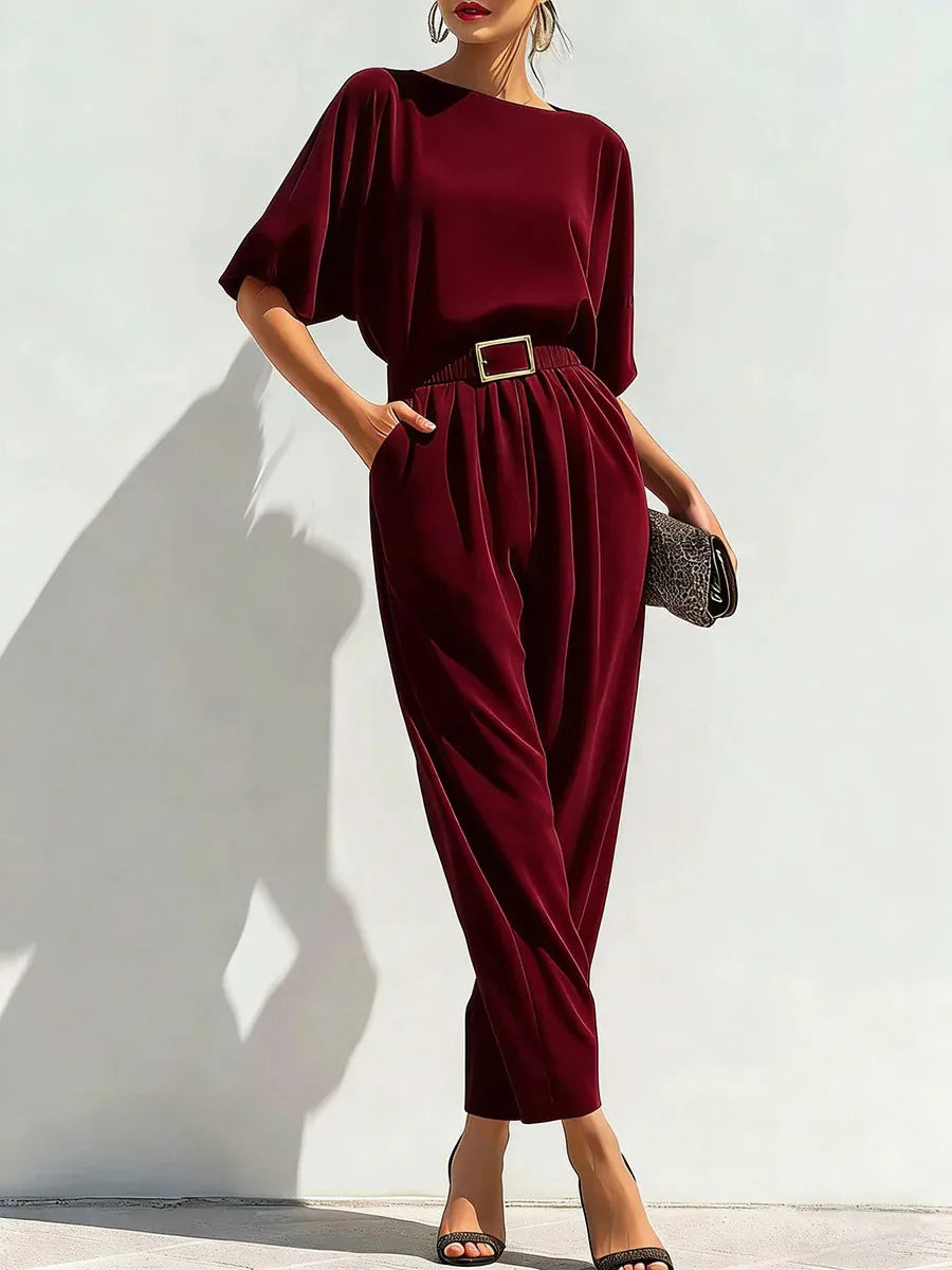 Frances Batwing Sleeve Jumpsuit