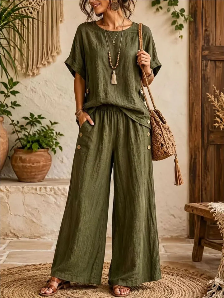 Eileen Casual Relaxed Trouser Set