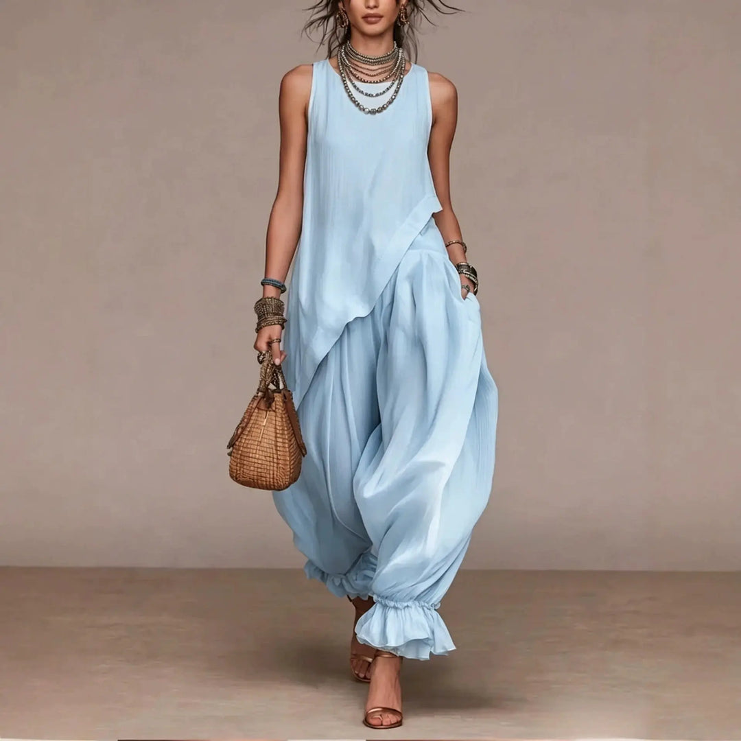 Jasmine Relaxed Harem Two-Piece Set