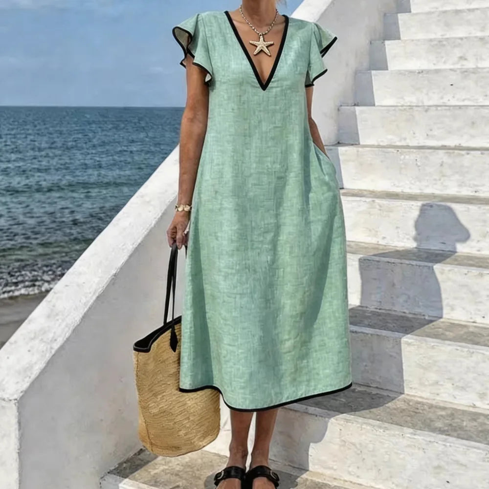 Imogen Boho Midi Dress