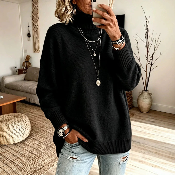 Fenwick Ribbed Turtleneck Sweater
