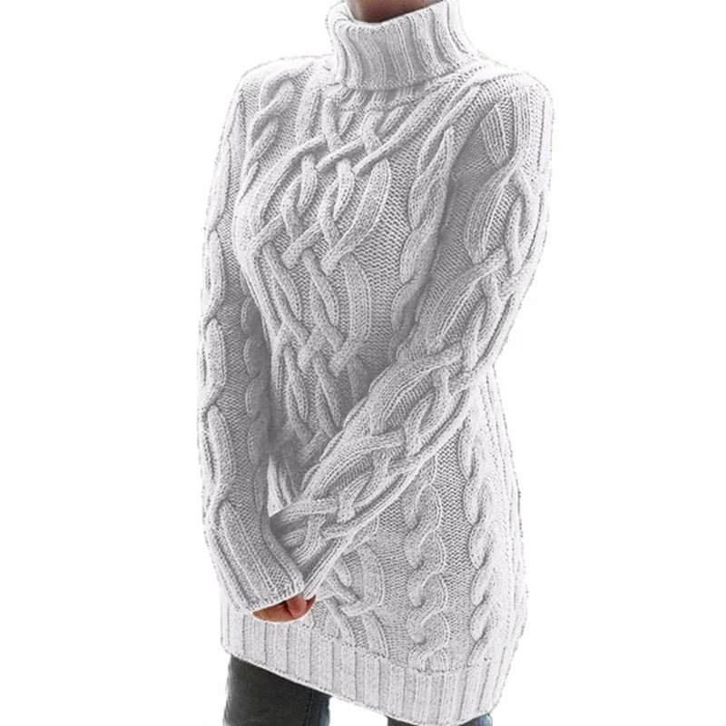Halden Cable Knit Sweater Dress