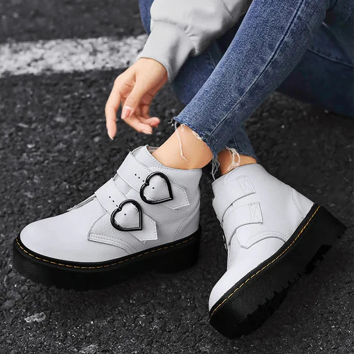 Britney Leather Platforms