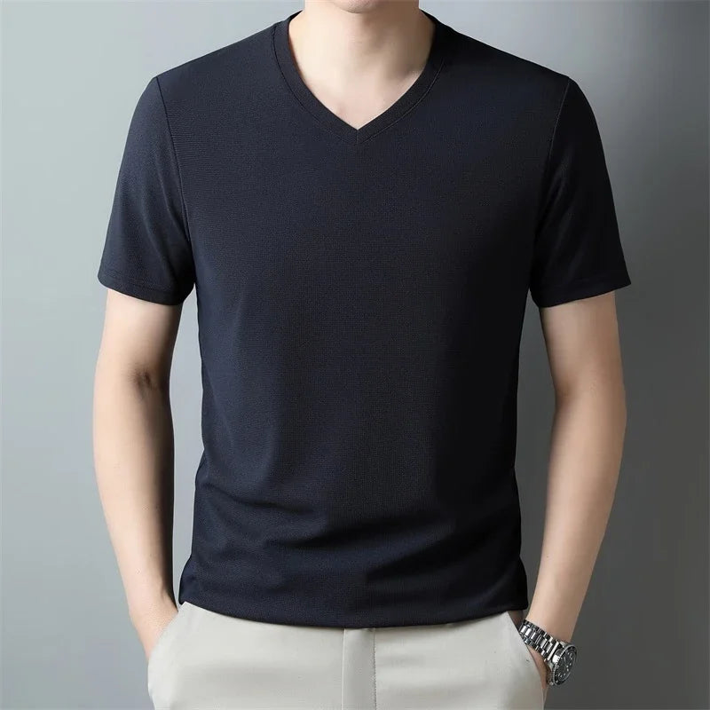 Hardin Breathable Waffle Knit T Shirt