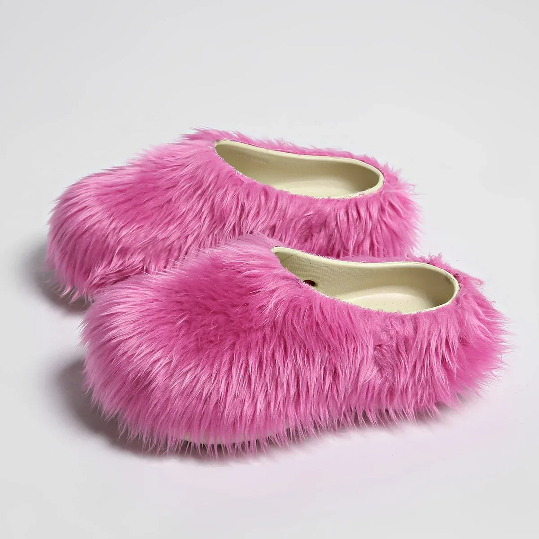 Hazel Faux Fur Slippers