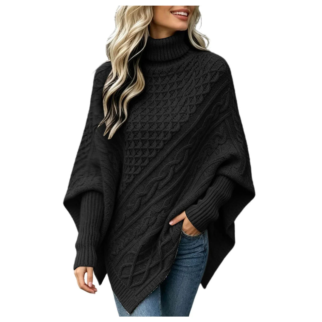 Talwyn Cable Knit Poncho
