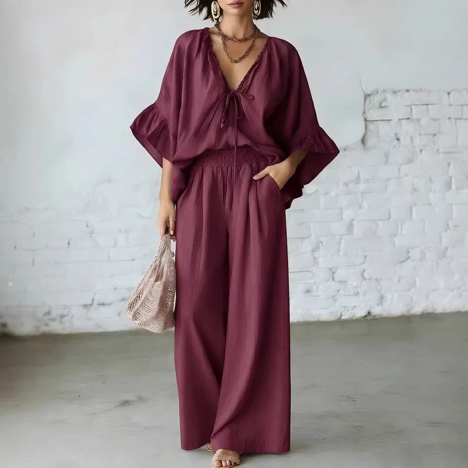 Lila Wide Leg Jumpsuit