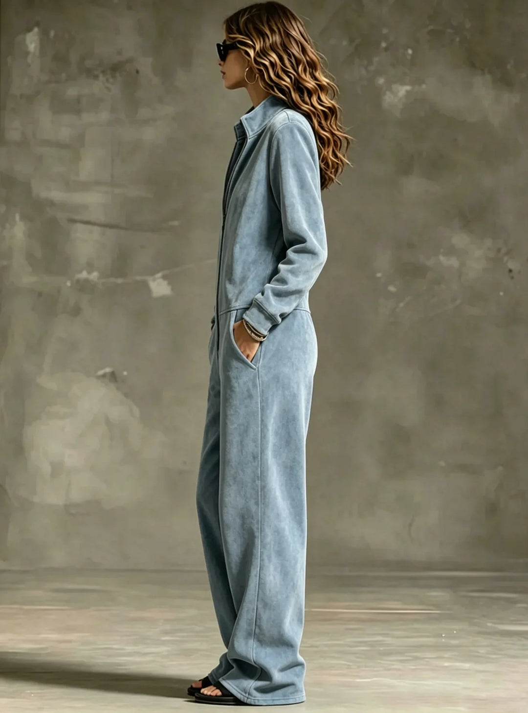 Tamsin Front Zip Jumpsuit
